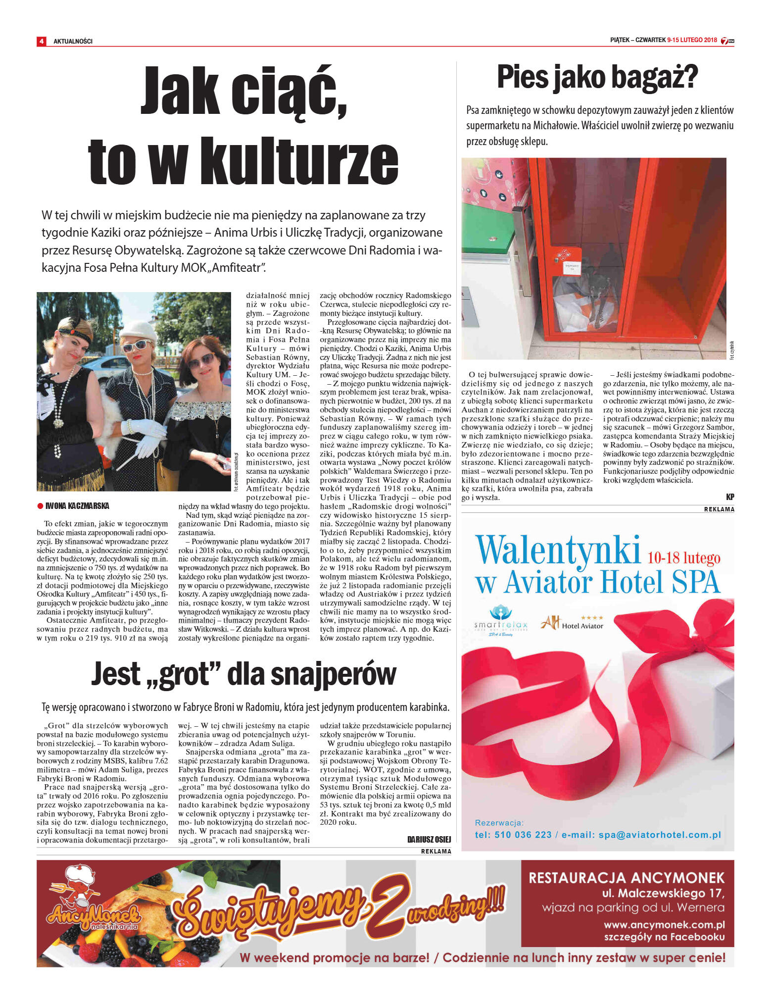 Tygodnik "7 Dni" nr 622 z dn. 09.02.2018 - strona 4