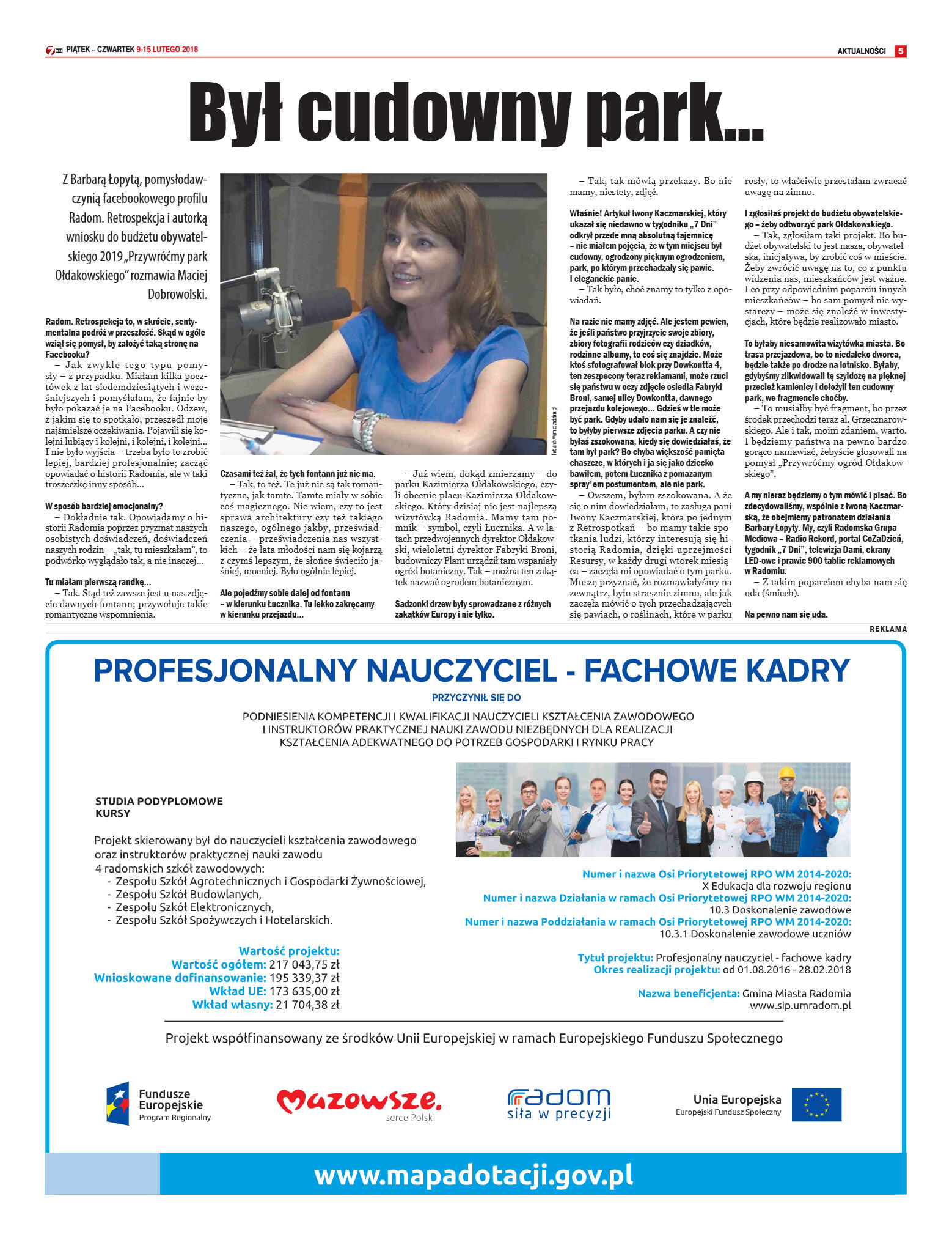 Tygodnik "7 Dni" nr 622 z dn. 09.02.2018 - strona 5