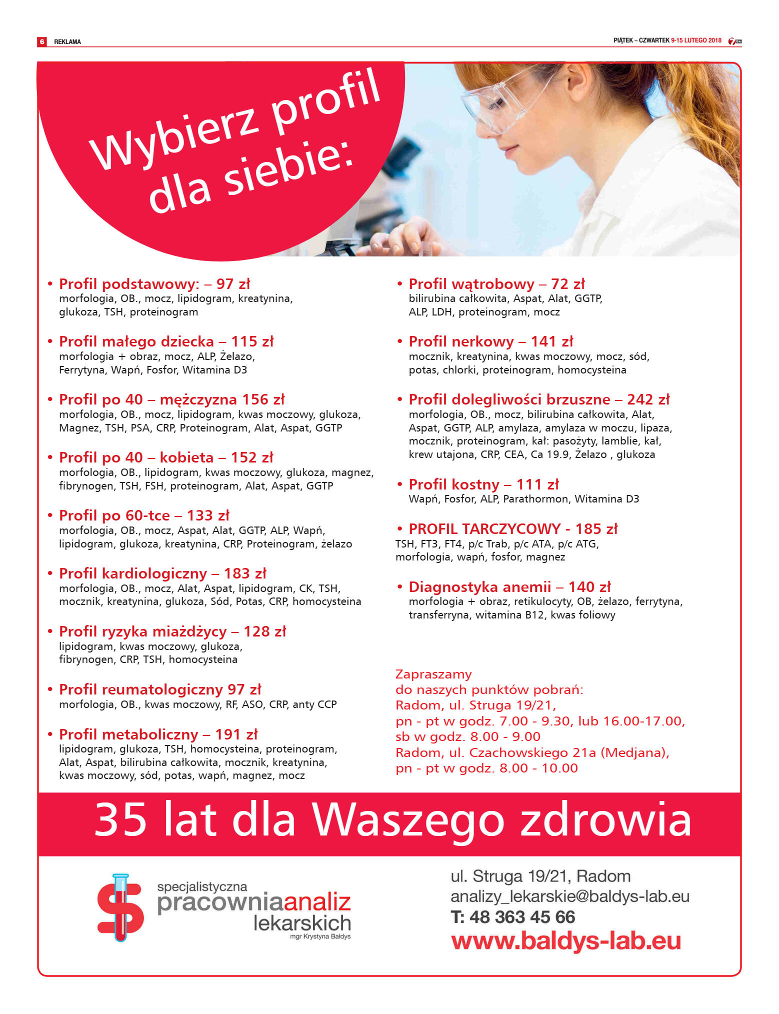 Tygodnik "7 Dni" nr 622 z dn. 09.02.2018 - strona 6