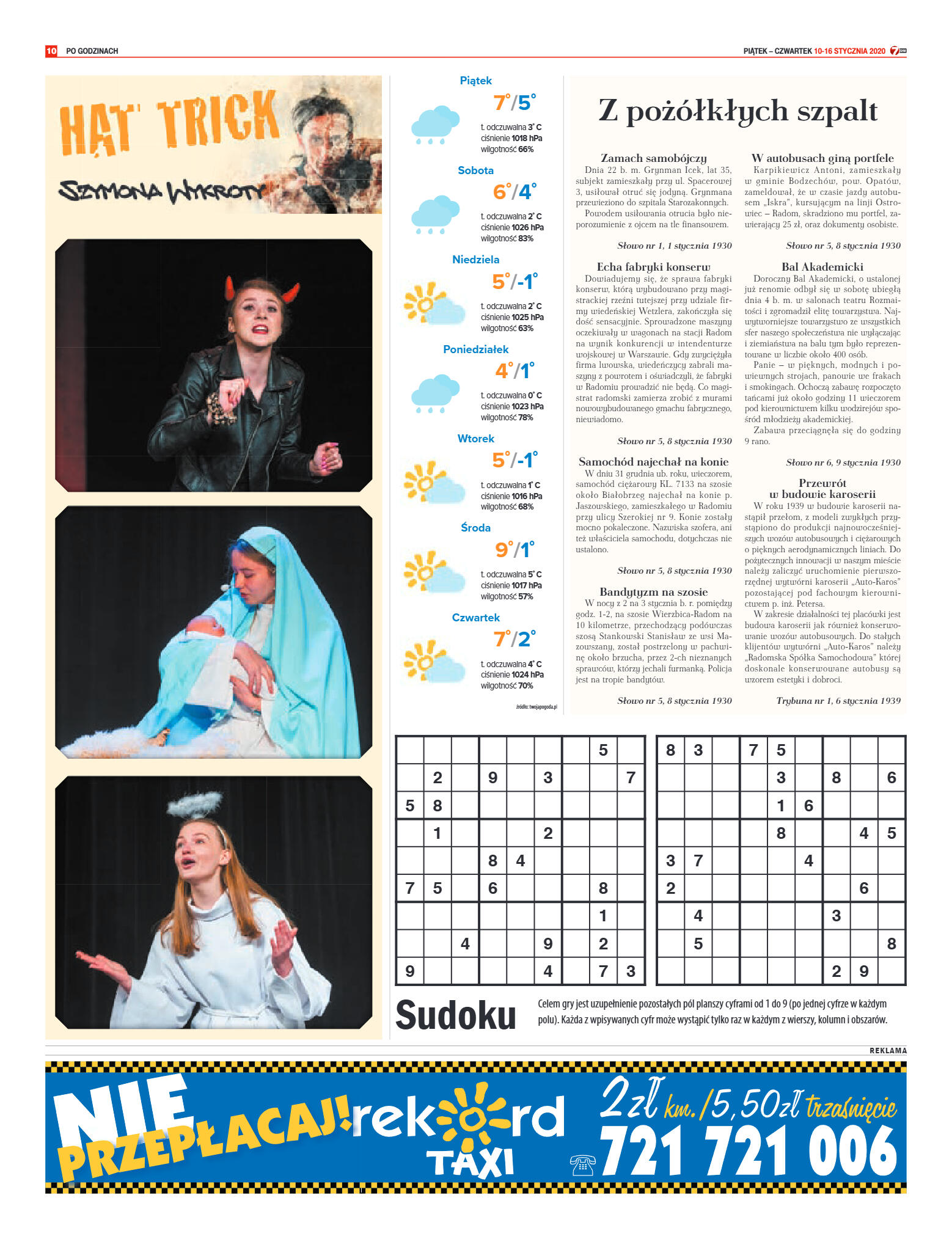 Tygodnik "7 Dni" nr 713 z 10.01.2020 - strona 10