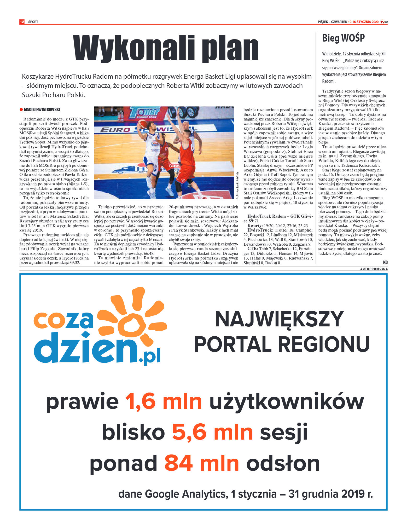 Tygodnik "7 Dni" nr 713 z 10.01.2020 - strona 12