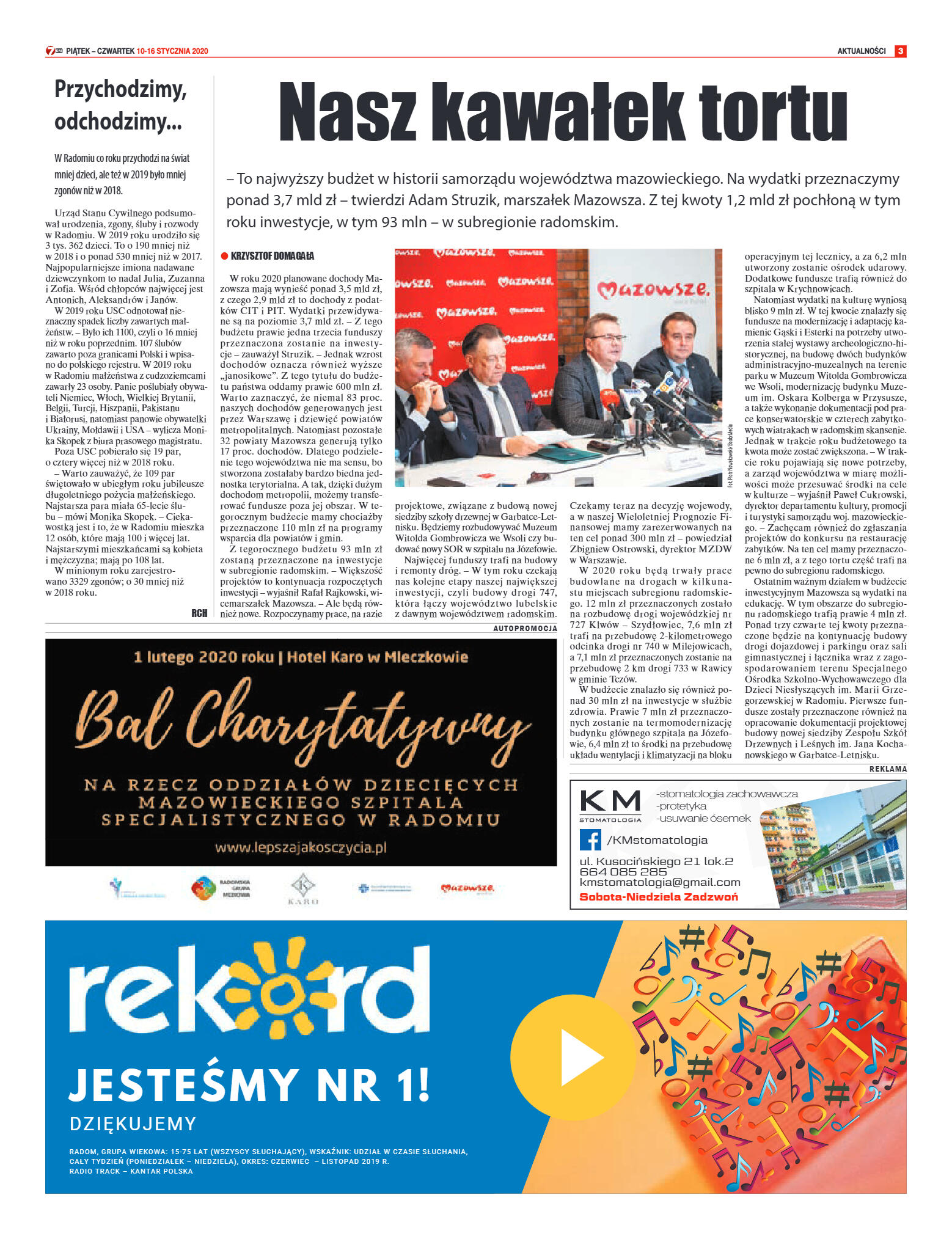 Tygodnik "7 Dni" nr 713 z 10.01.2020 - strona 3