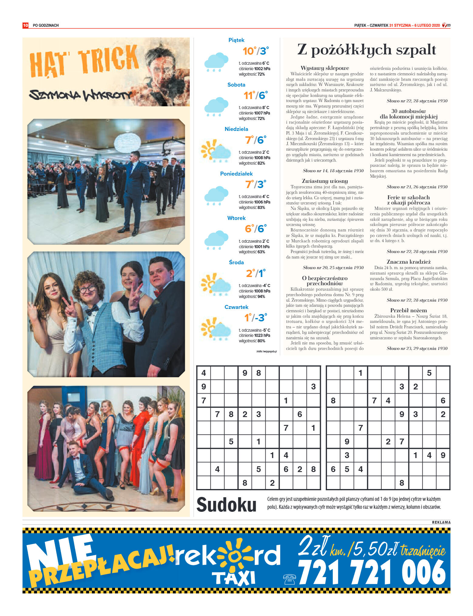 Tygodnik "7 Dni" nr 716 z 31.01.2020 - strona 10