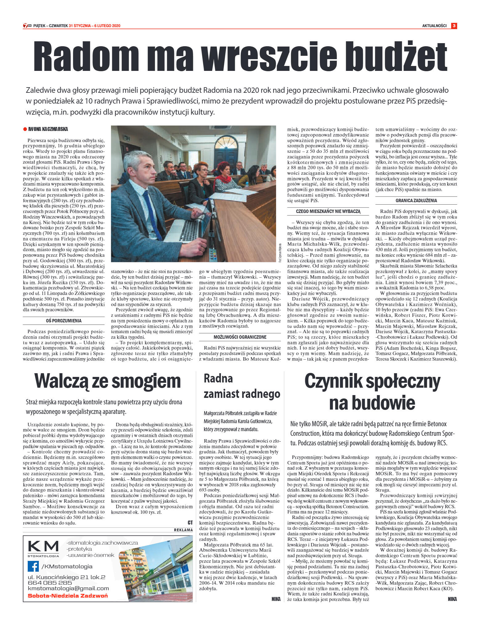 Tygodnik "7 Dni" nr 716 z 31.01.2020 - strona 3