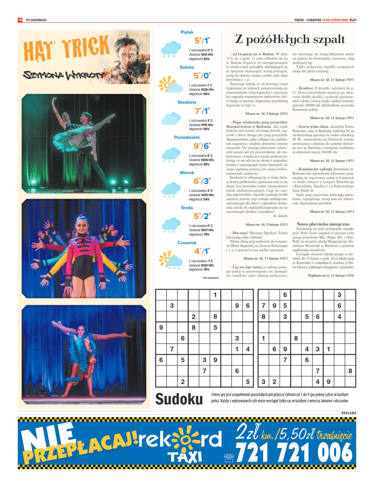 Tygodnik "7 Dni" nr 718 z 14.02.2020 - strona 10