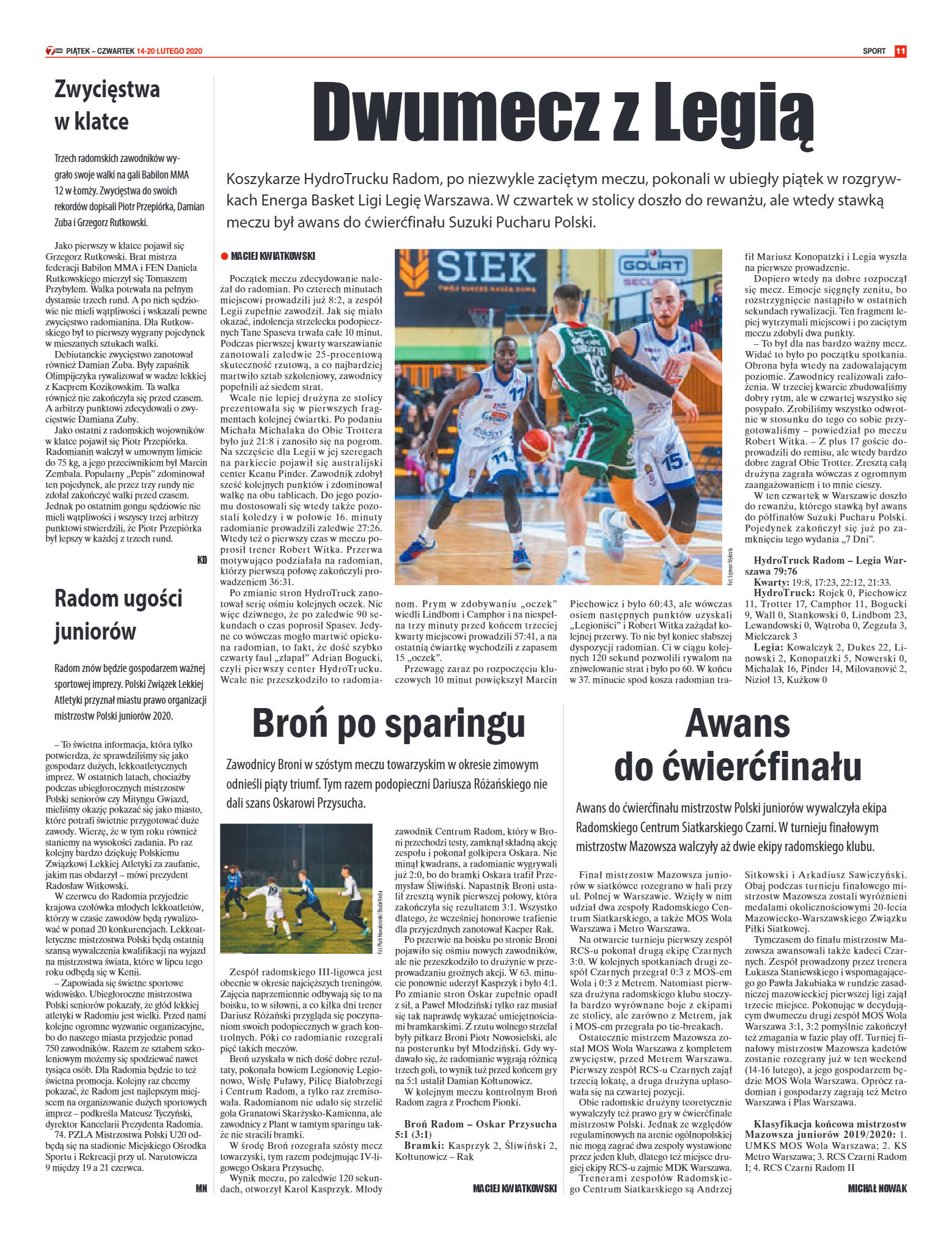 Tygodnik "7 Dni" nr 718 z 14.02.2020 - strona 11