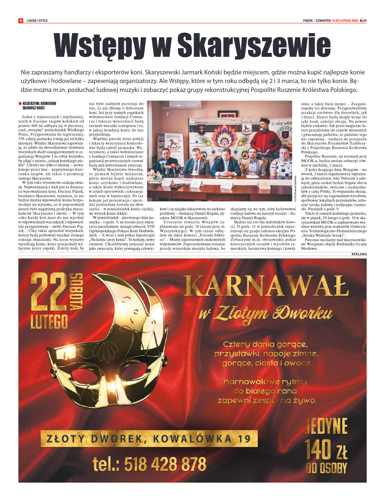 Tygodnik "7 Dni" nr 718 z 14.02.2020 - strona 6