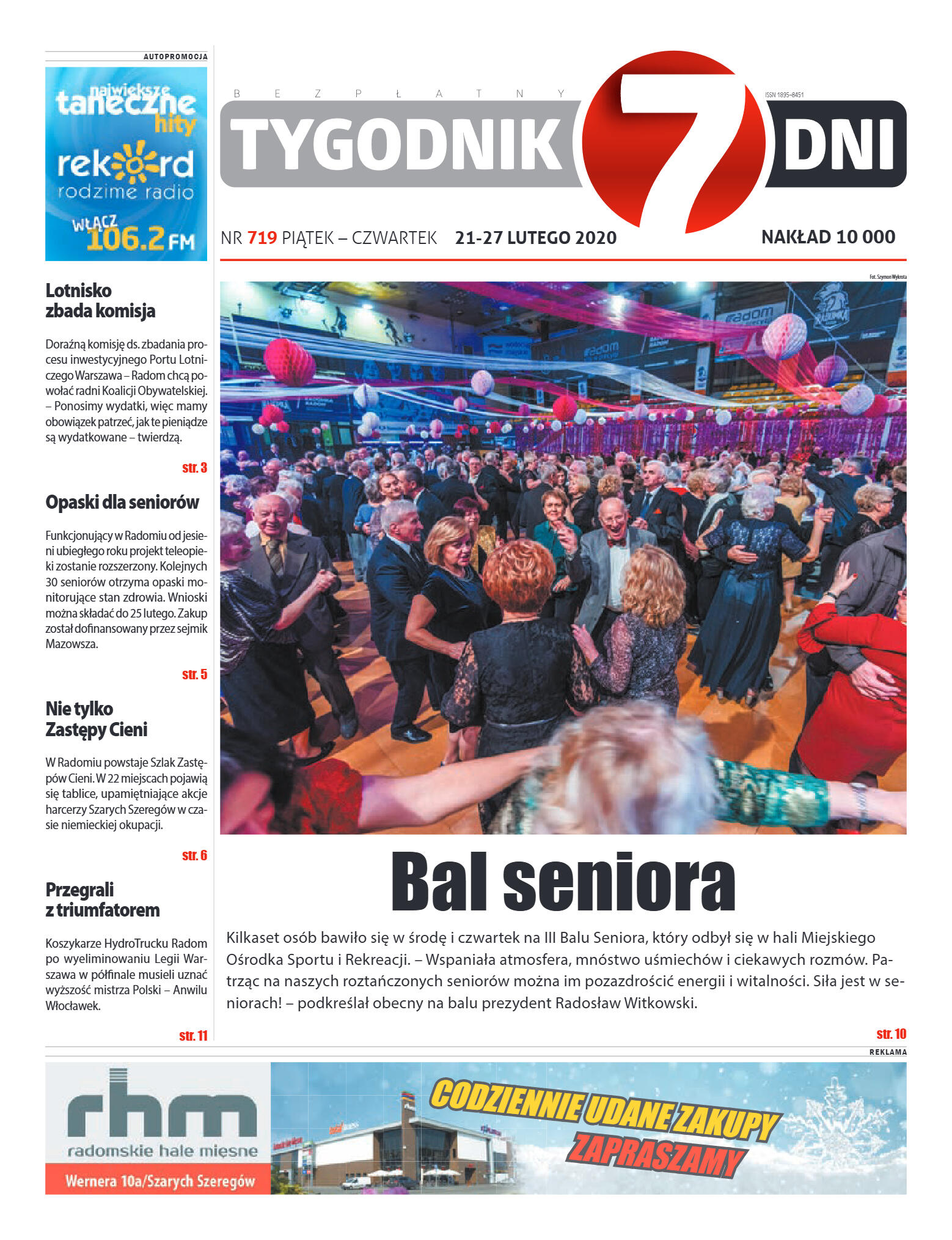 Tygodnik "7 Dni" nr 719 z 21.02.2020 - strona 1