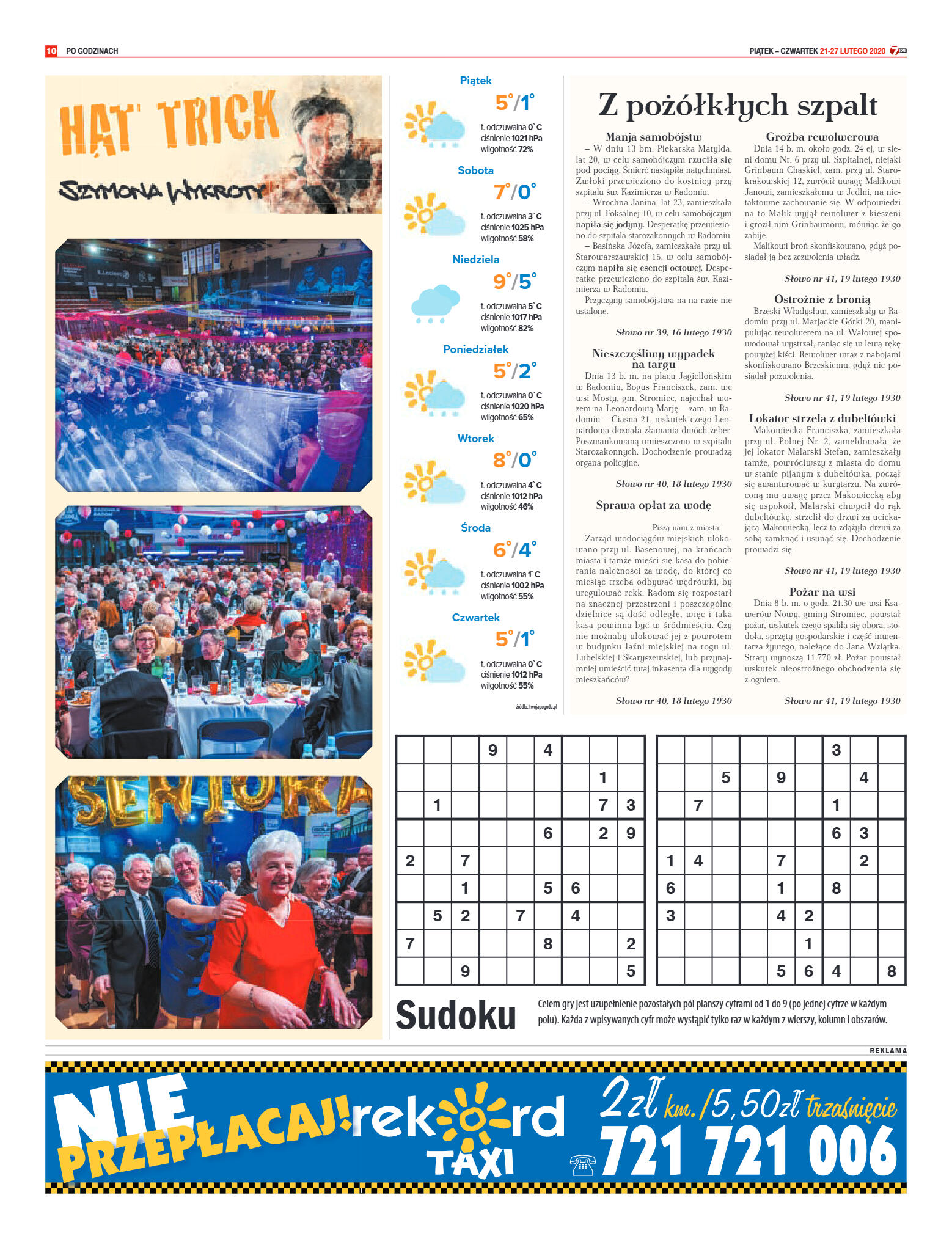 Tygodnik "7 Dni" nr 719 z 21.02.2020 - strona 10