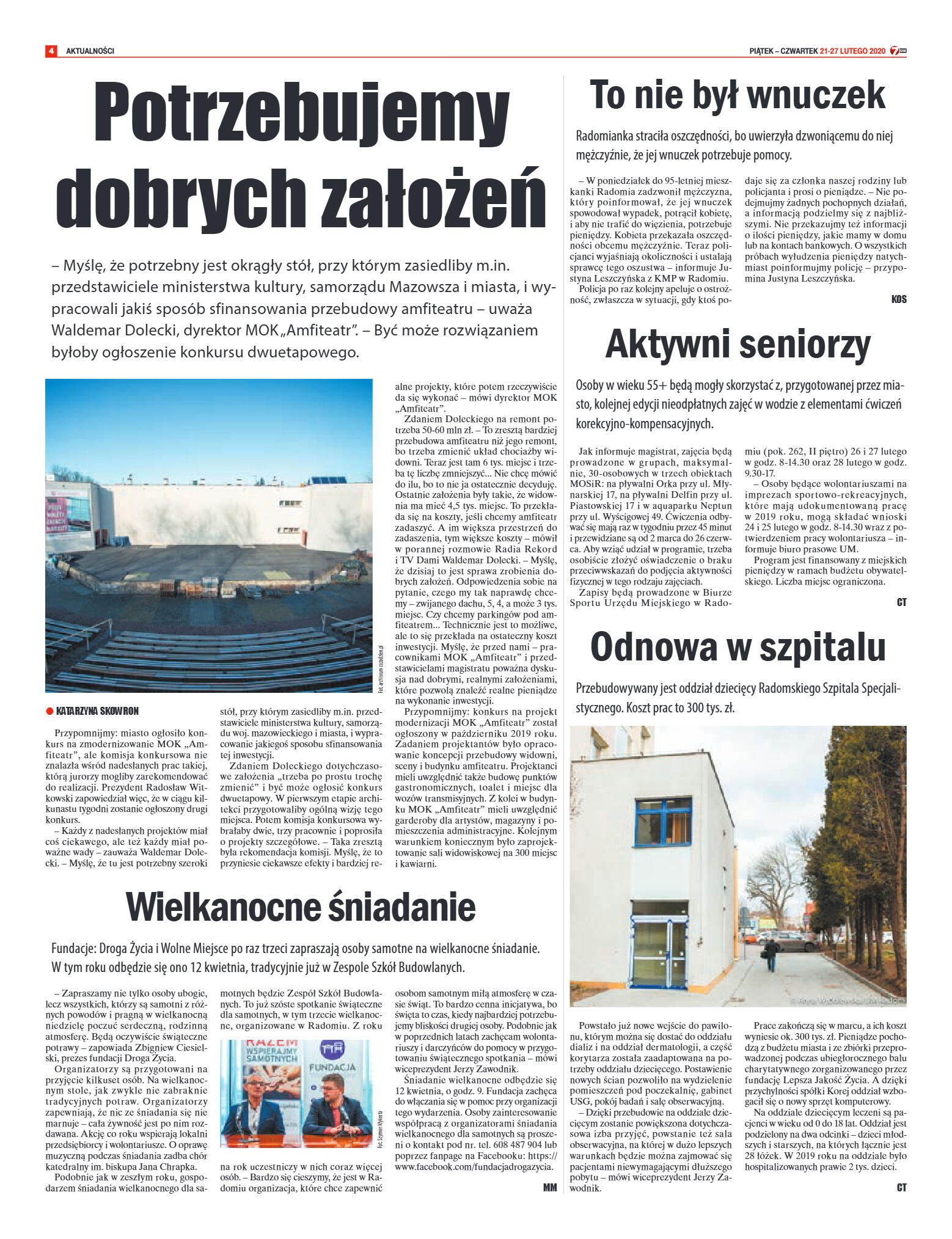 Tygodnik "7 Dni" nr 719 z 21.02.2020 - strona 4