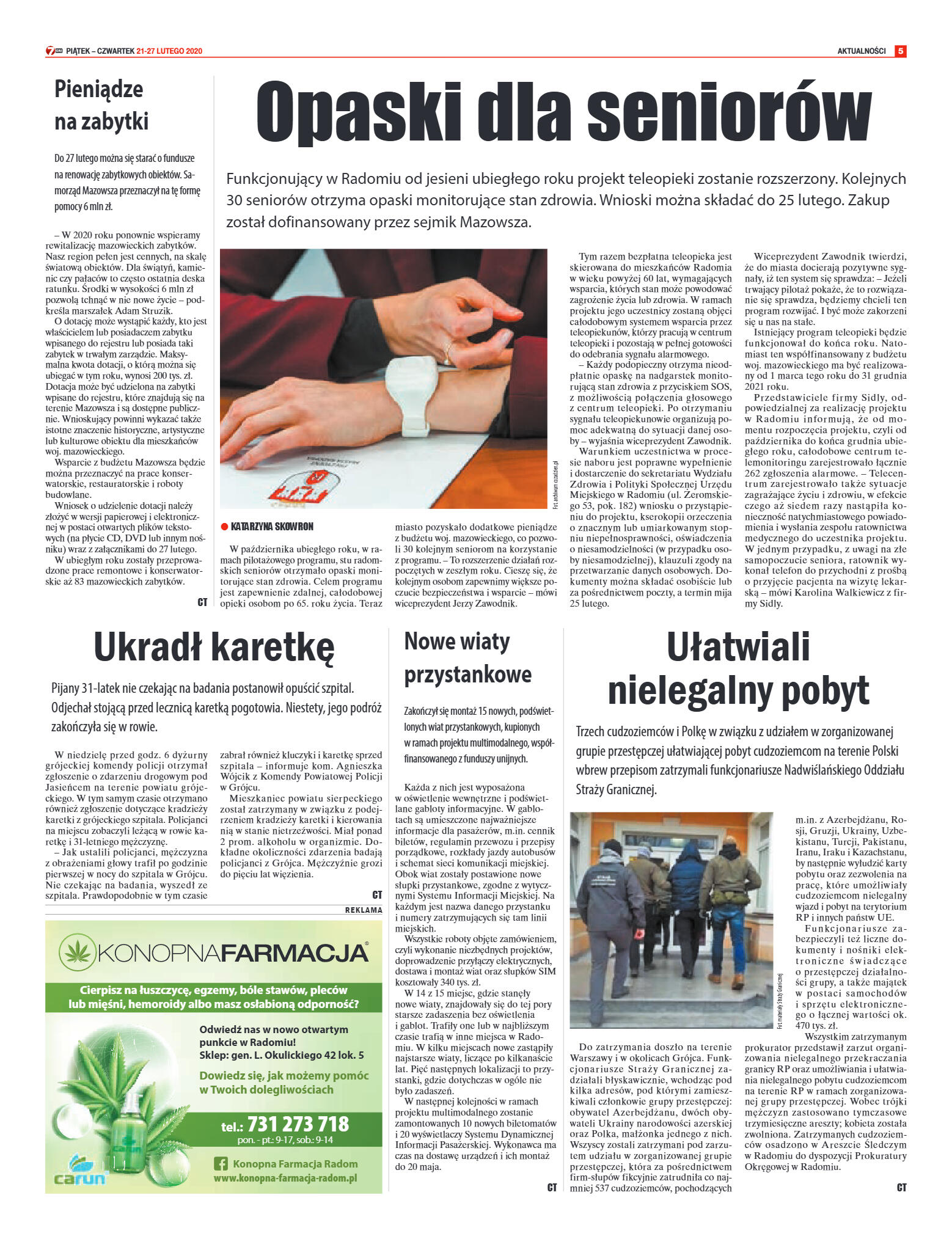 Tygodnik "7 Dni" nr 719 z 21.02.2020 - strona 5