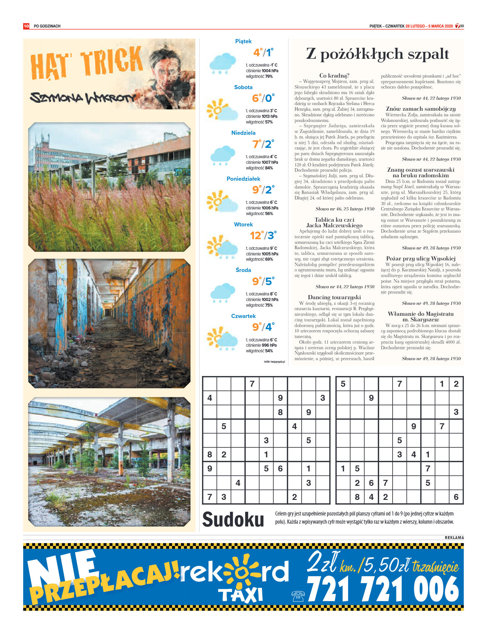 Tygodnik "7 Dni" nr 720 z 28.02.2020 - strona 10