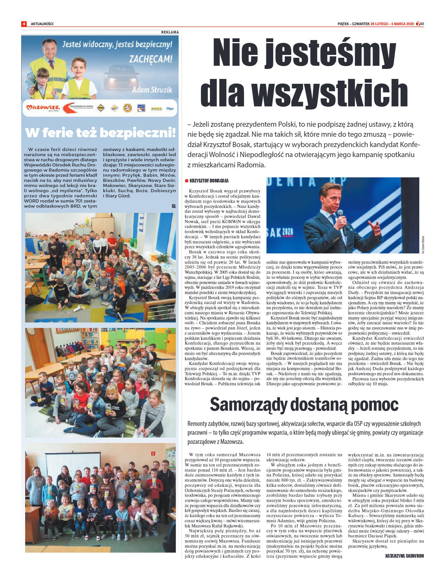 Tygodnik "7 Dni" nr 720 z 28.02.2020 - strona 4