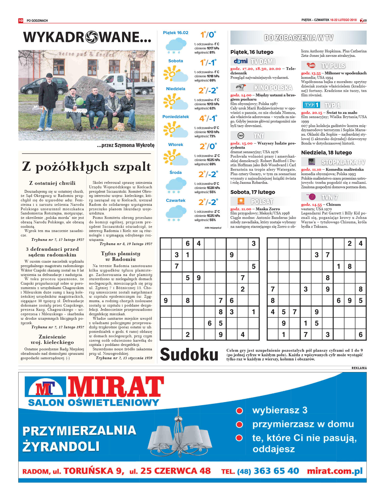 Tygodnik "7 Dni" nr 623 z dn. 16.02.2018 - strona 10