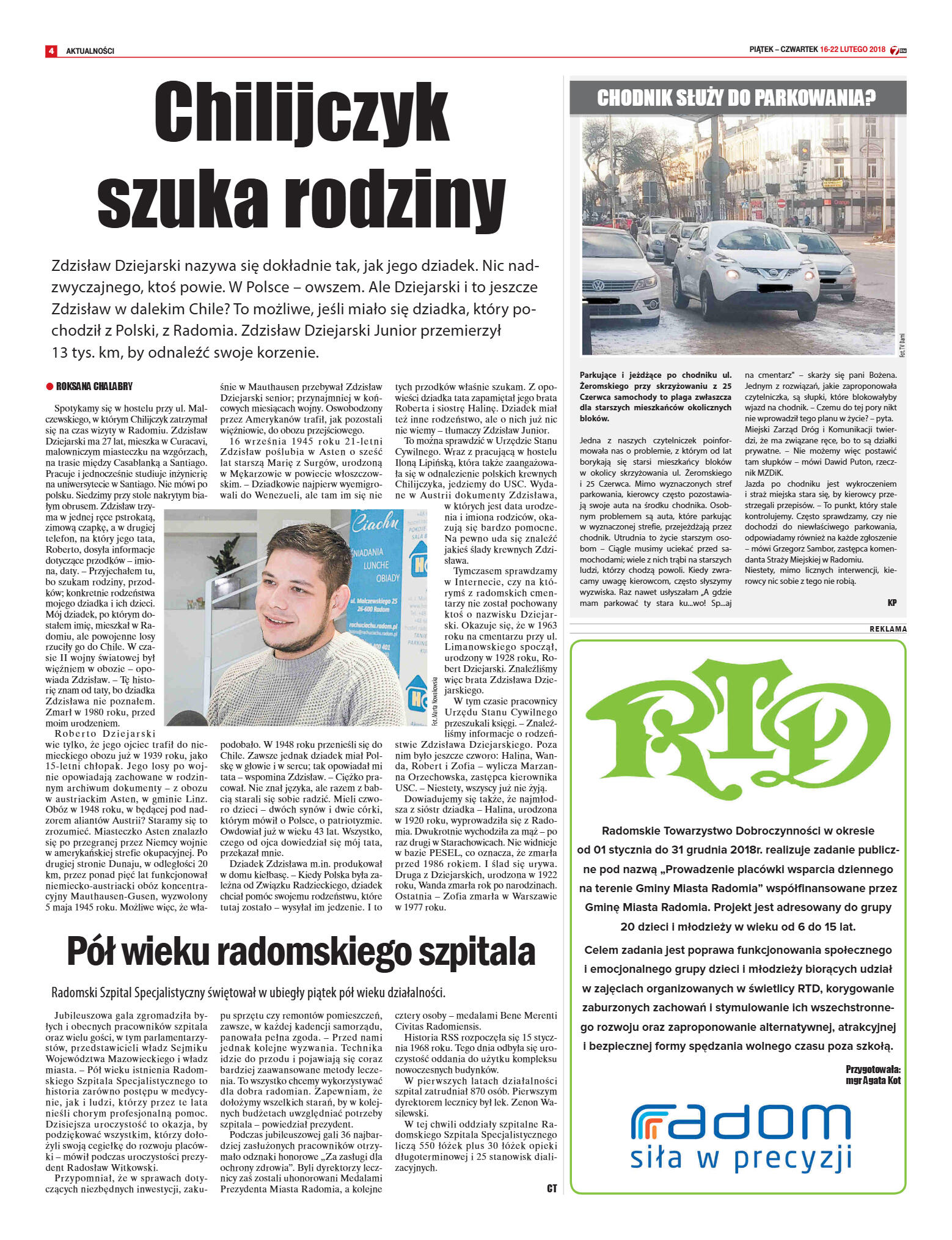 Tygodnik "7 Dni" nr 623 z dn. 16.02.2018 - strona 4