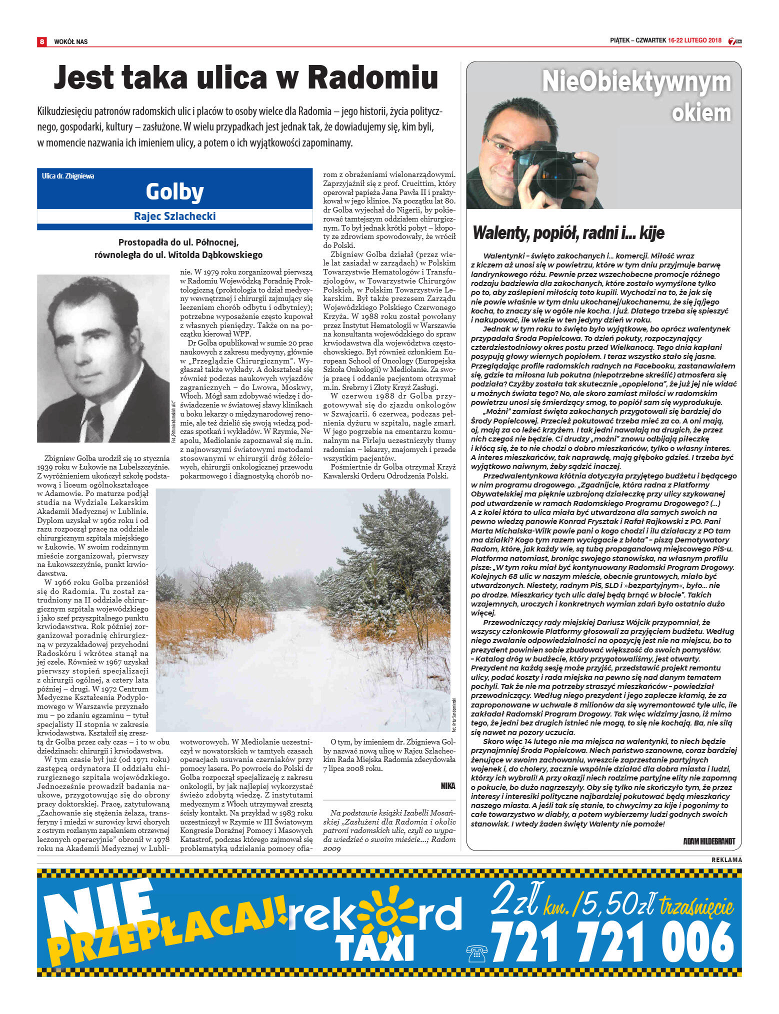 Tygodnik "7 Dni" nr 623 z dn. 16.02.2018 - strona 8