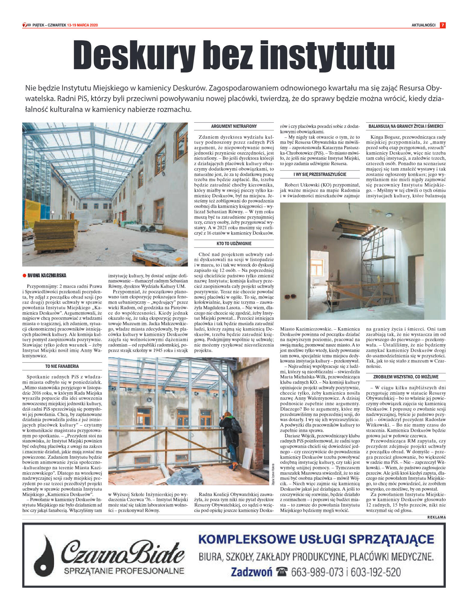 Tygodnik "7 Dni" nr 722 z 13.03.2020 - strona 7