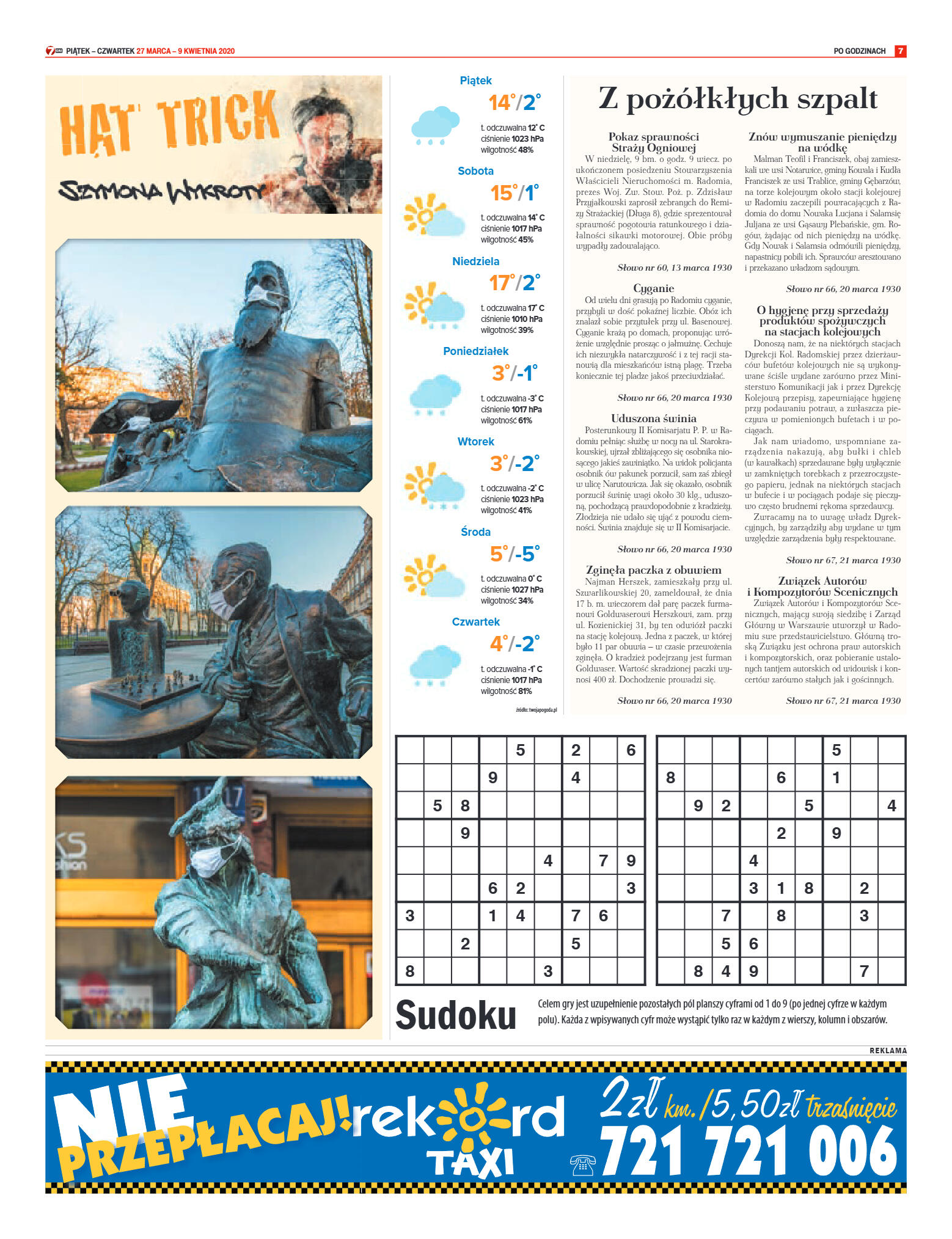 Tygodnik "7 Dni" nr 723 z 27.03.2020 - strona 7