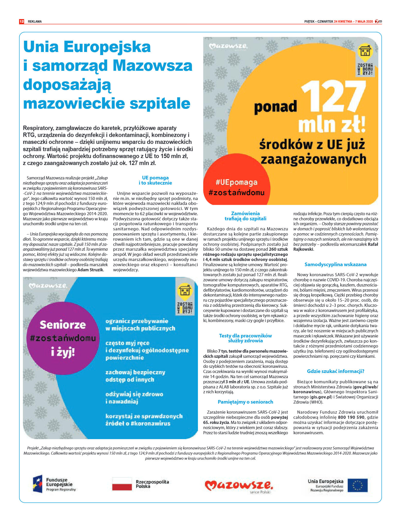 Tygodnik "7 Dni" nr 725 z 24.04.2020 - strona 12