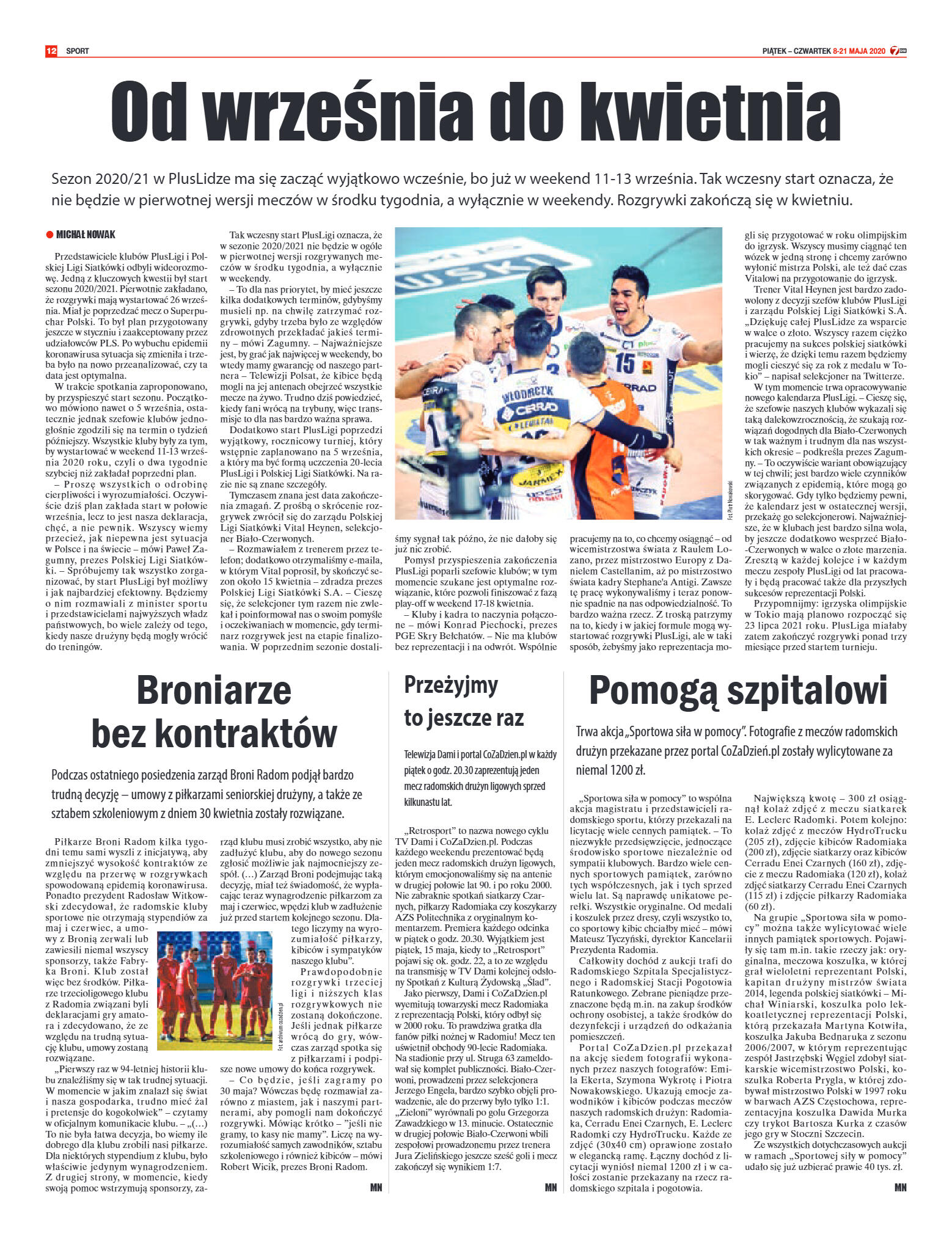 Tygodnik "7 Dni" nr 726 z 08.05.2020 - strona 12