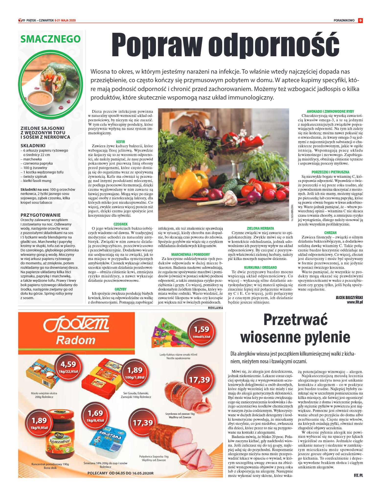 Tygodnik "7 Dni" nr 726 z 08.05.2020 - strona 9