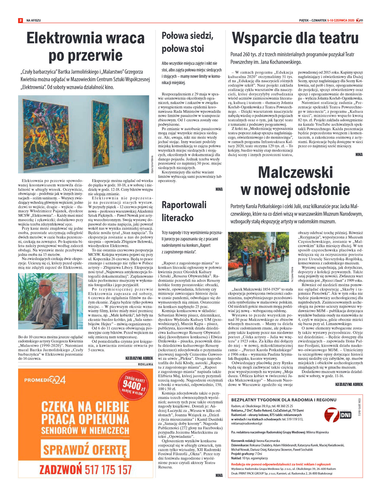 Tygodnik "7 Dni" nr 728 z 05.06.2020 - strona 2