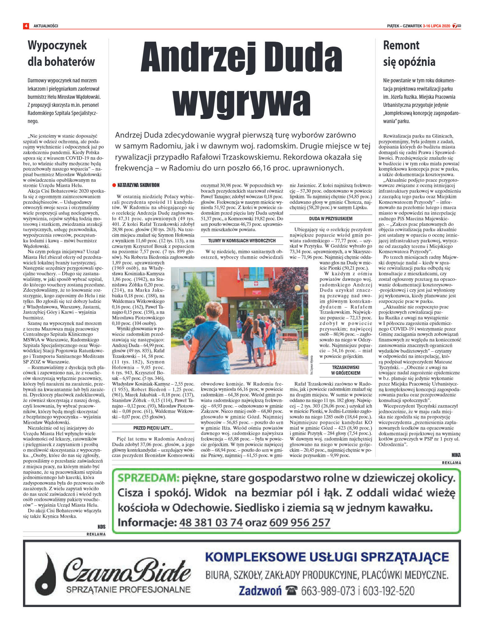 Tygodnik "7 Dni" nr 730 z 3.07.2020 - strona 4