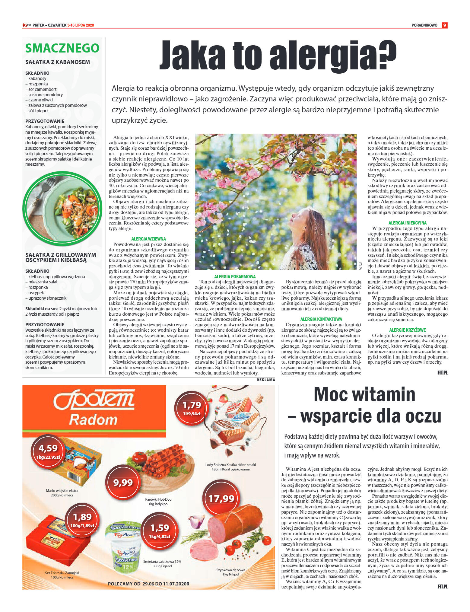 Tygodnik "7 Dni" nr 730 z 3.07.2020 - strona 9