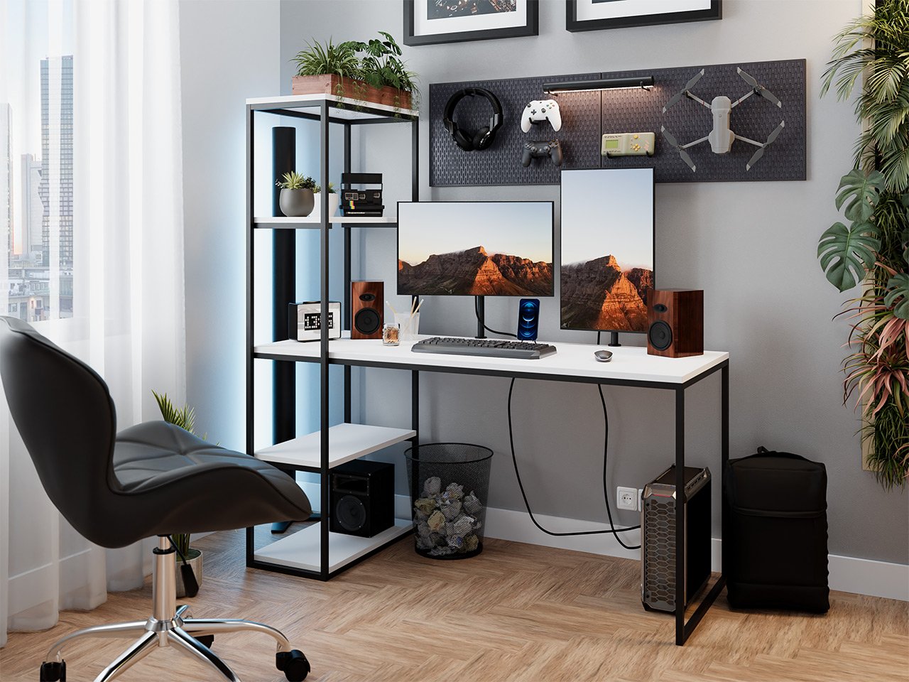 biurko-z-regalem-wynko