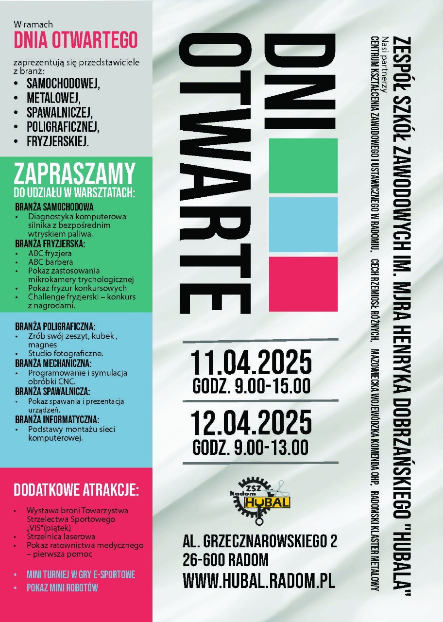 plakat dni otwarte