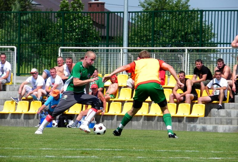 Radomiak Radom podczas meczu sparingowego z GKP Targówkiem