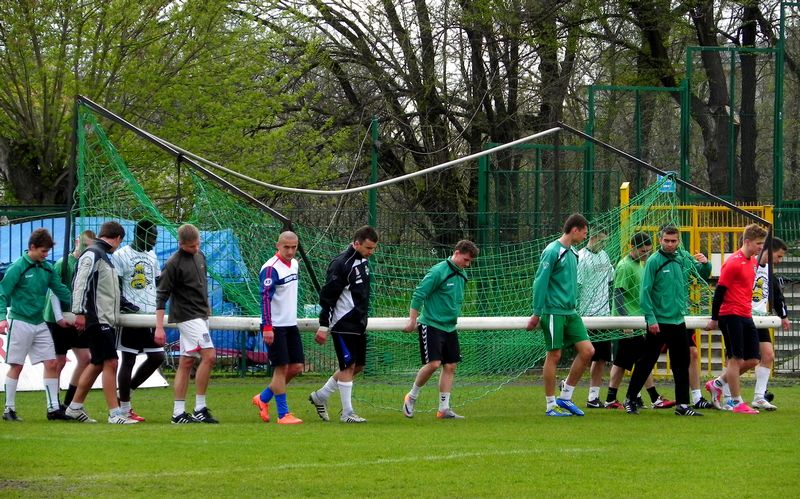Radomiak Radom - zawodnicy podczas treningu Radomiak Radom - zawodnicy podczas treningu