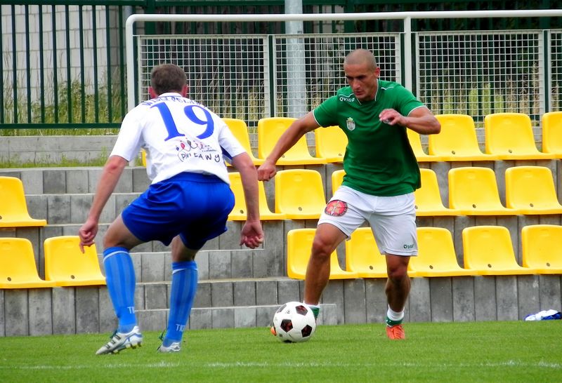 Marek Kaliszewki - autor dwóch bramek dla Radomiaka w meczu z Wisłą Puławy