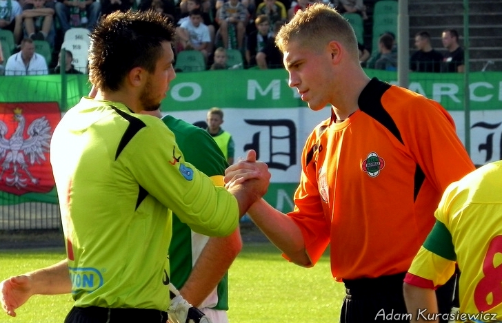 Łukasz Skowron (po prawej stronie)