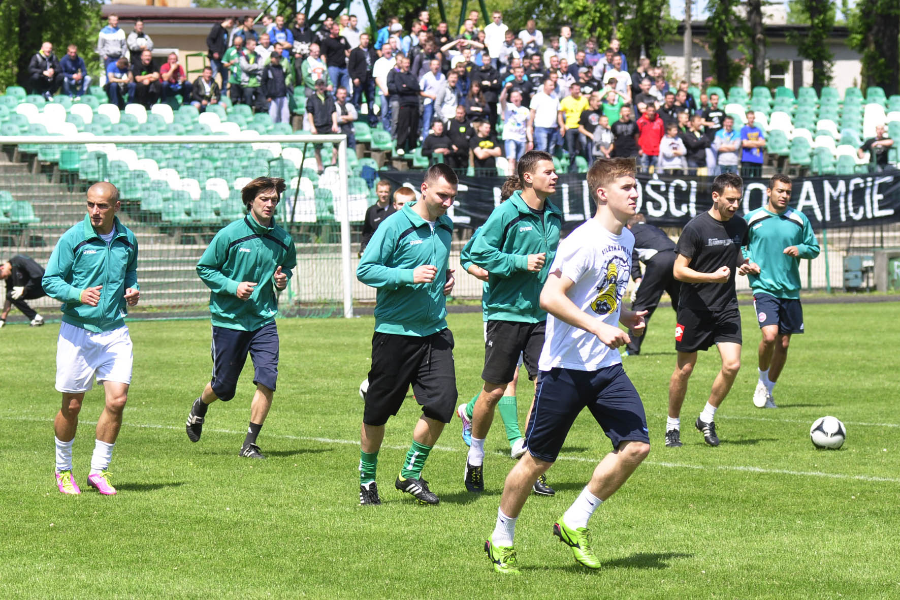 Trening Radomiaka przed wygranym derbowym pojeynkiem