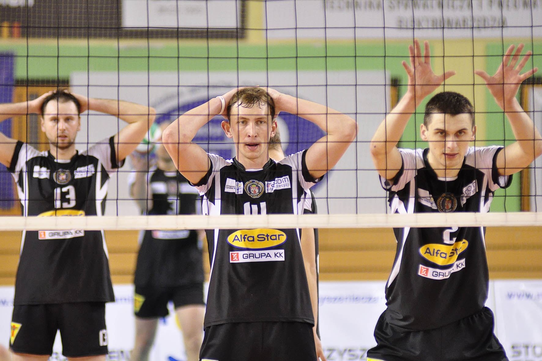 Kamil Gutkowski (w środku) - Czarni Radom