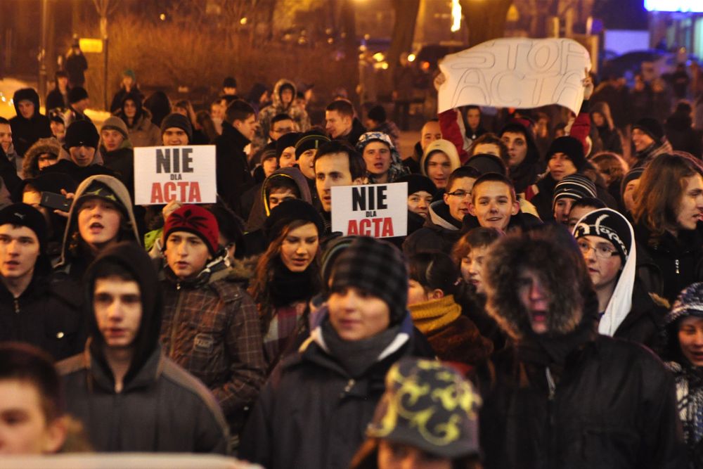 Demonstracja przeciwko ACTA