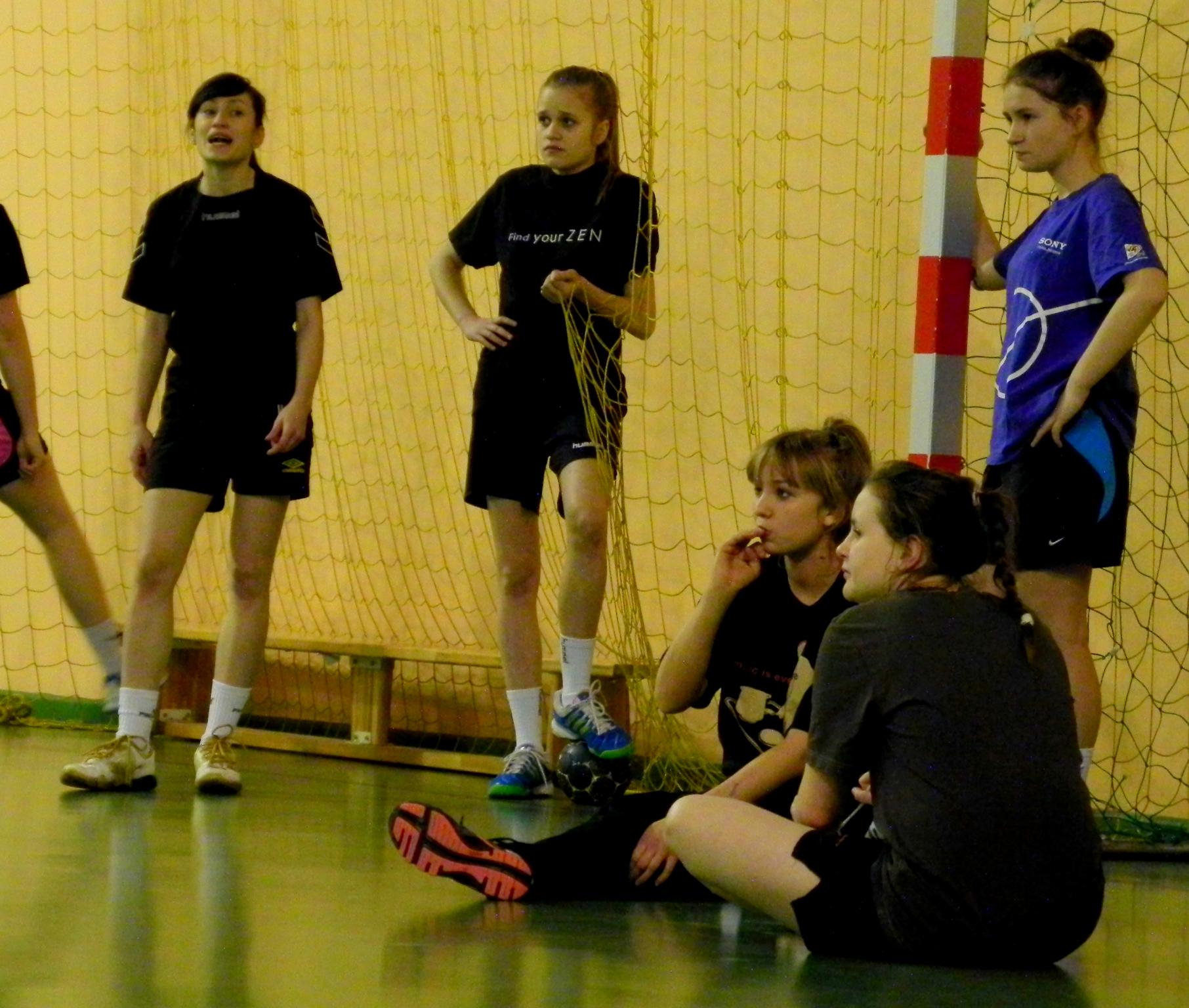 Skupienie przed meczem z AZS UW fot. A K