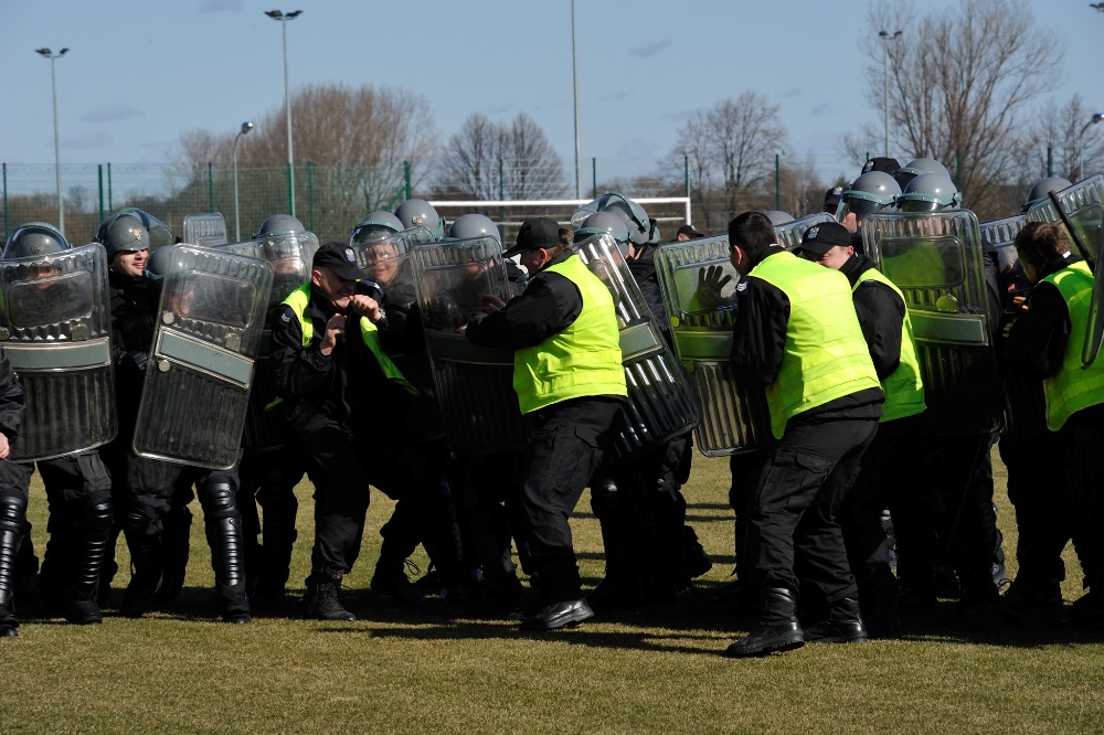 W Orońsku doszło do awantury na trybunach fot. własne