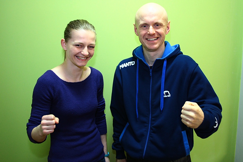 Paulina Suska i German Anfinogenow fot. Ł S