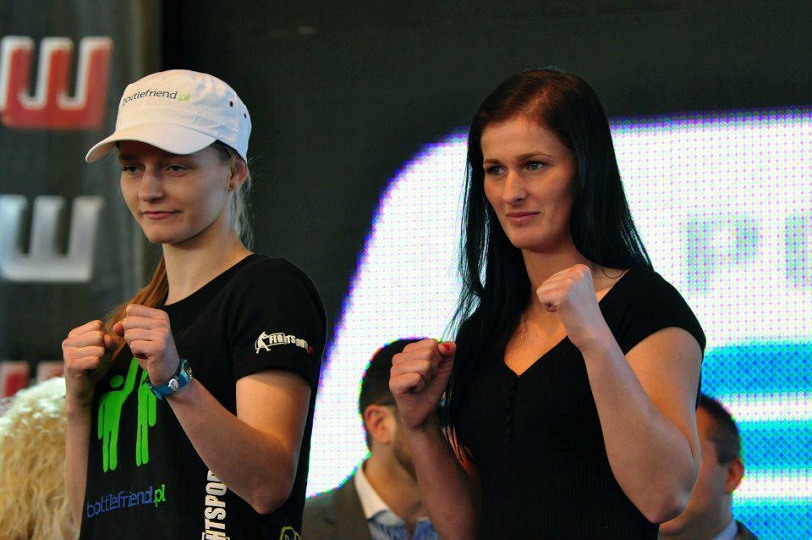 Paulina Suska (z lewej) i Marta Chojnowska fot. KSW 