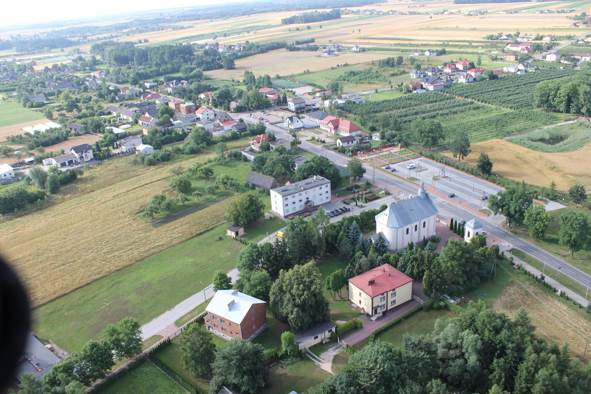 Zakrzew z lotu ptaka Zakrzew z lotu ptaka